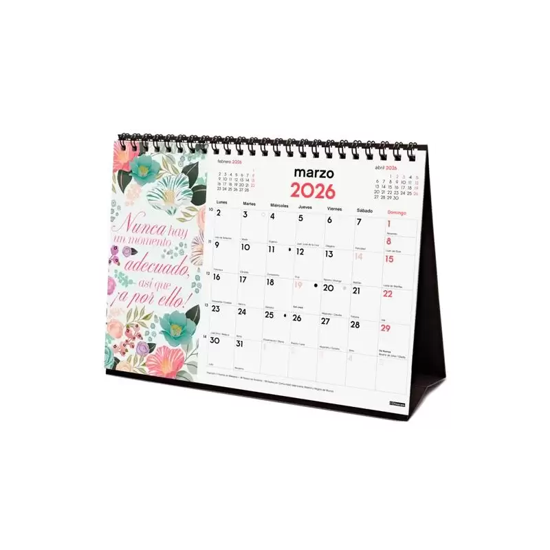 (780324926) FINOCAM CALENDARIO DE SOBREMESA PARA ESCRIBIR S-210X150MM MV IMÁGENES FRASES MOTIVADORAS 2026