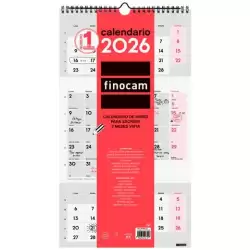 (781580026) FINOCAM CALENDARIO DE PARED PARA ESCRIBIR M-236X430MM 3MV NEUTRO 2026