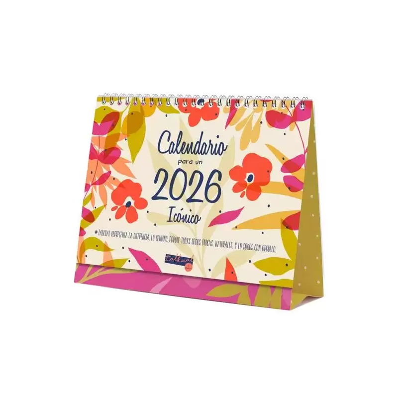 (785100026) FINOCAM CALENDARIO DE SOBREMESA PARA ESCRIBIR S-210X150MM MV TALKUAL ICÓNICO 2026