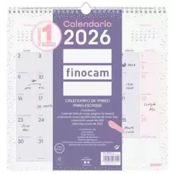 (787002726) FINOCAM CALENDARIO DE PARED PARA ESCRIBIR 30X30-300X300MM MV CHIC MORADO 2026