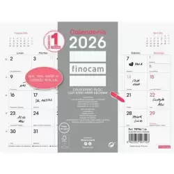 (787047326) FINOCAM CALENDARIO BLOC CON IMÁN PARA ESCRIBIR S-210X150MM MV CHIC BLANCO 2026