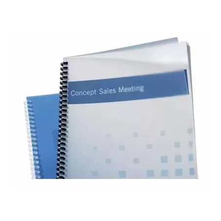 (ESP425800) GBC TAPAS ENCUADERNACIÓN POLYCLEARVIEW A4 PP 800 MICRAS TRANSPARENTE MATE PAQUETE 50 UD