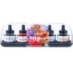 (11259901) TALENS ECOLINE SET ADICIONAL 5 BOTELLAS DE 30ML ACUARELA LÍQUIDA COLORES SURTIDOS