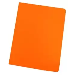 (400040653) GIO SUBCARPETA SIMPLE CARTULINA NARANJA INTENSO FOLIO 250GR -50U-