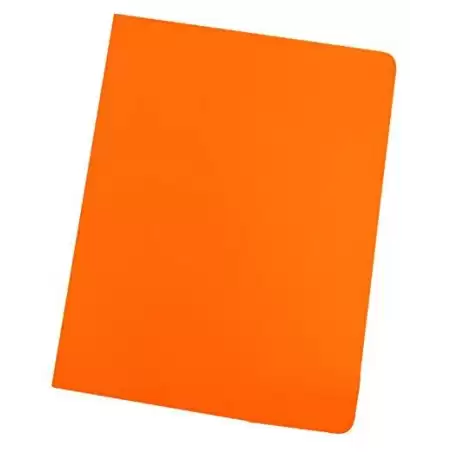 (400040653) GIO SUBCARPETA SIMPLE CARTULINA NARANJA INTENSO FOLIO 250GR -50U-
