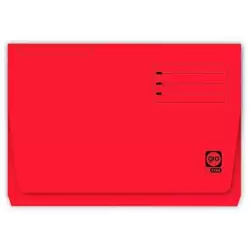 (400040684) GIO SUBCARPETA CON BOLSA Y SOLAPA ROJO INTENSO CARTULINA FOLIO 320GR -25U-