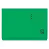 (400040685) GIO SUBCARPETA CON BOLSA Y SOLAPA VERDE INTENSO CARTULINA FOLIO 320GR -25U-