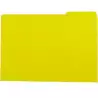 (400040697) GIO SUBCARPETA CON PESTAÑA LATERAL DERECHA FOLIO CARTULINA 250GR AMARILLO INTENSO -50U-