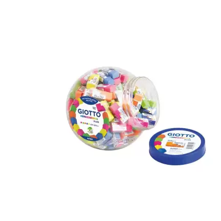 (F232700) GIOTTO GOMMA FLUO GOMA DE BORRAR LAPIZ  TARRO  -120U-