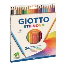 (F25660000) GIOTTO LÁPICES DE COLORES STILNOVO PASTEL C/SURTIDOS ESTUCHE 24 UD