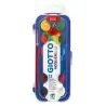 (F351200) GIOTTO ACUARELAS EN PASTILLAS 30MM CON PINCEL COLORES SURTIDOS ESTUCHE 12 UD