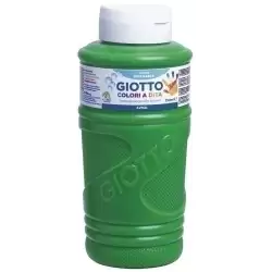 (F472911) GIOTTO PINTURA DE DEDOS DE 750 ML COLOR VERDE