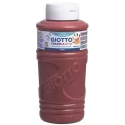 (F472928) GIOTTO PINTURA DE DEDOS DE 750 ML COLOR MARRÓN