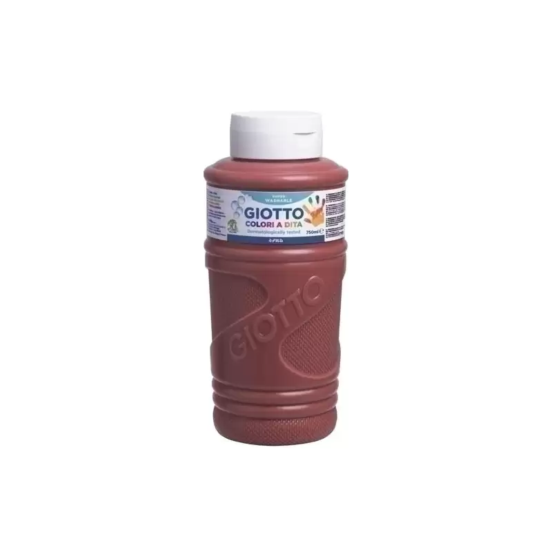 (F472928) GIOTTO PINTURA DE DEDOS DE 750 ML COLOR MARRÓN