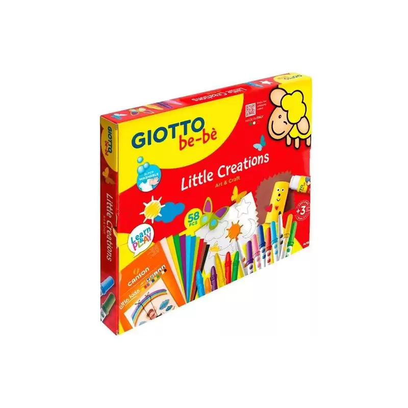 (F479100) GIOTTO SET PEQUEÑAS CREACIONES BE-BÉ COLORES SURTIDOS