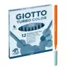 (F485005) GIOTTO ROTULADORES TURBO COLOR NARANJA ESTUCHE 12 UD