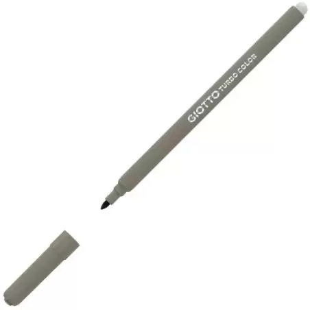 (F485025) GIOTTO ROTULADORES TURBO COLOR GRIS CAJA 12 UD