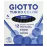 (F485036) GIOTTO ROTULADORES TURBO COLOR NEGRO ESTUCHE 12 UD