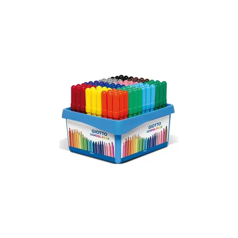 (F524000) GIOTTO ROTULADORES TURBO MAXI COLORES SURTIDOS SCHOOLPACK 108 UD