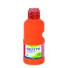 (F53110300) GIOTTO TÉMPERA FLUO NARANJA BOTELLA 250 ML