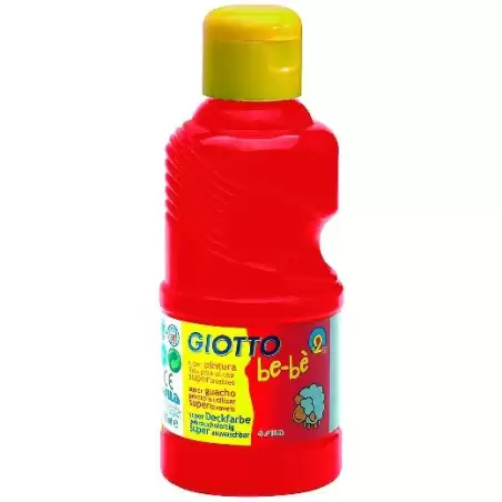 (F531908) GIOTTO TÉMPERA BE-BÉ PARA NIÑOS ROJO BOTELLA 250ML