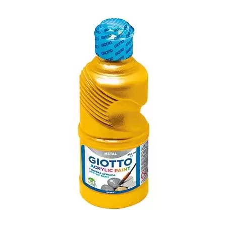 (F53380000) GIOTTO TÉMPERA ACRÍLICA ORO BOTELLA 250ML