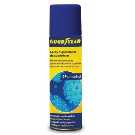 (329019) GOODYEAR SPRAY LIMPIADOR HIGIENIZANTE DE SUPERFICIES ALCOHOLICO 500ML