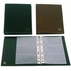 (03791010) GRAFOPLÁS PORTATARJETAS DE VISITA BASIC 1/4 CAPACIDAD 60 TARJETAS PVC NEGRO