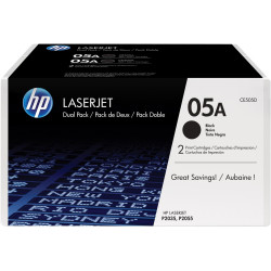 (CE505D) HP LASERJET P2035/2055D/2055DN TONER NEGRO (PACK 2)