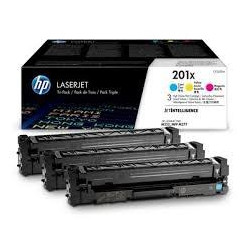 (CF253XM) HP LASERJET PRO M252N 201X PACK 3 TONER ALTA CAPACIDAD CYAN/MAGENTA/YELLOW
