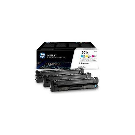 (CF253XM) HP LASERJET PRO M252N 201X PACK 3 TONER ALTA CAPACIDAD CYAN/MAGENTA/YELLOW