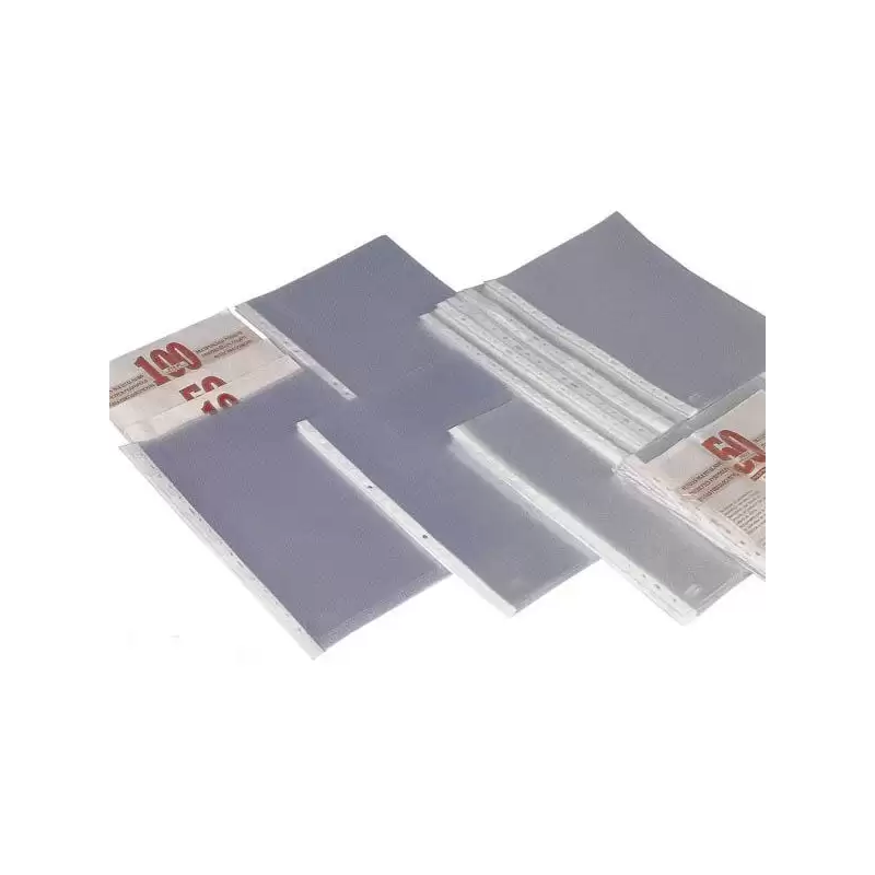 (05571600) GRAFOPLAS FUNDAS MULTITALADRO 11 PP GALGA ESTÁNDAR A4 TRANSPARENTE BOLSA -10U-