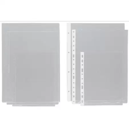 (05750004) GRAFOPLAS FUNDAS PLANOS A4 MULTITALADRO 11 PVC TRANSPARENTE -100U-