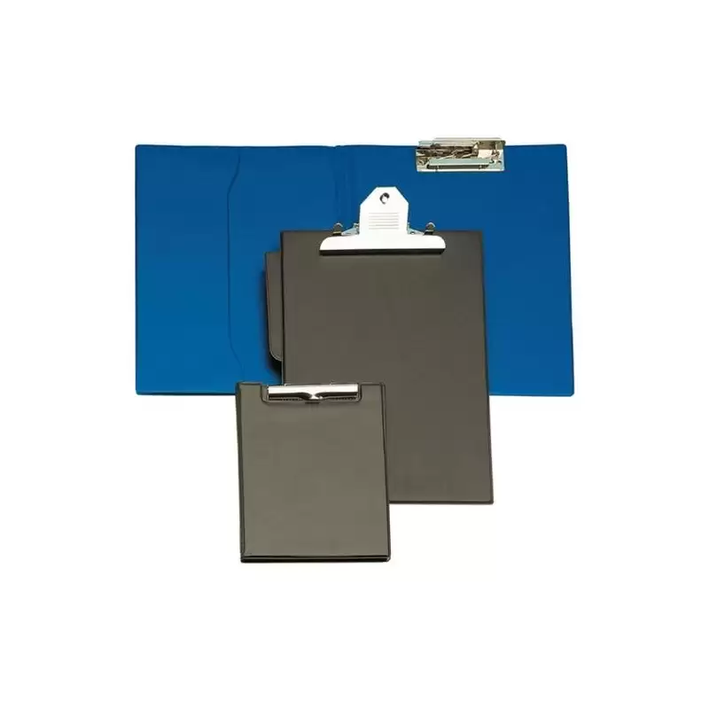 (1570010) GRAFOPLÁS CARPETA CON PINZA MINICLIP FOLIO C/BOLSA INTERIOR PVC FLEXIBLE NEGRO