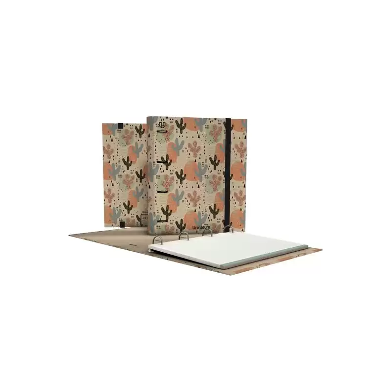 (88103503) GRAFOPLÁS CARPEBOOK 4D35 A4 FORRADO UNINATURE CACTUS