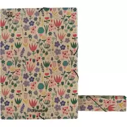 (91273404) GRAFOPLÁS CAJA DE PROYECTOS FOLIO CON GOMAS LOMO DE 5CM CARTÓN Y KRAFT UNINATURE HOLANDA