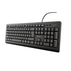 (23982) TRUST TECLADO TK150 TAMAÑO COMPACTO TECLEADO SILENCIADO RESISTENTE A LOS VERTIDOS CABLE 1.8M