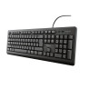 (23982) TRUST TECLADO TK150 TAMAÑO COMPACTO TECLEADO SILENCIADO RESISTENTE A LOS VERTIDOS CABLE 1.8M