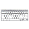 (24654) TRUST TECLADO BASICS BLUETOOTH PARA PC, TABLET Y SMARTPHONE BLANCO/PLATA