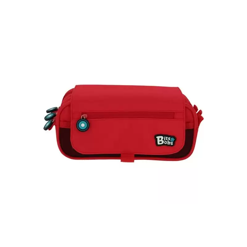 (37543251) GRAFOPLÁS PORTATODO TRIPLE C/SOLAPA BITS&BOBS ROJO