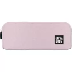 (37547285) GRAFOPLÁS PORTATODO DE SILICONA BITS&BOBS ROSA PASTEL GLITTER