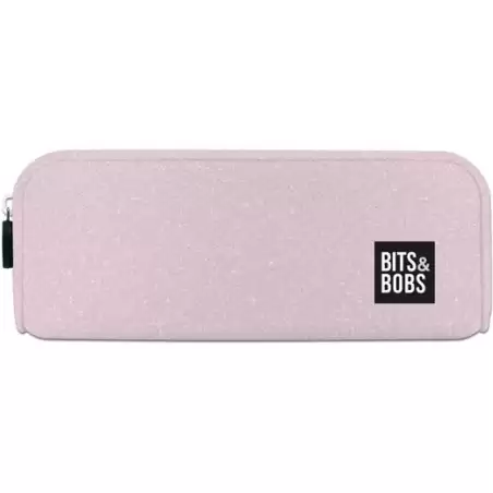 (37547285) GRAFOPLÁS PORTATODO DE SILICONA BITS&BOBS ROSA PASTEL GLITTER