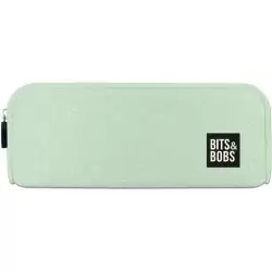 (37547289) GRAFOPLÁS PORTATODO DE SILICONA BITS&BOBS VERDE PASTEL GLITTER