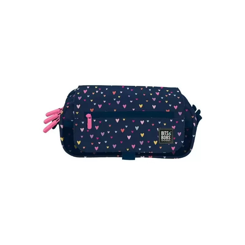 (37547515) GRAFOPLÁS PORTATODO TRIPLE C/SOLAPA BITS&BOBS HEARTS