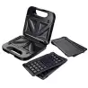 (SAN MULTI NG) GRUNKEL SANDWICHERA C/ GRILL 750W 3 PLACAS DESMONTABLES NEGRO