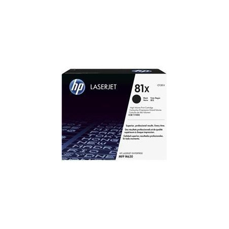 (CF281X) HP LASERJET M605 TONER NEGRO ALTA 81X 25.000 PÁGINAS ALTA CAPACIDAD