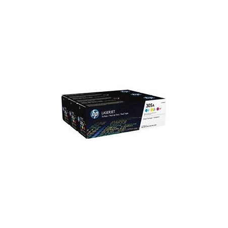 (CF370AM) HP TONER LASER TRICOLOR 305A PACK 3 (CE411-CE412-CE413)