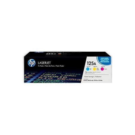 (CF373AM) HP TONER LASER TRICOLOR 125A PACK 3 (CB541-CB542-CB543)