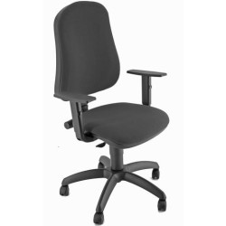 (SICP/BRF/EN) UNISIT SILLA ADMINISTRATIVA CP SIMPLE REPOSABRAZOS AJUSTABLES INCLUIDOS - NEGRA