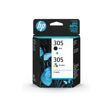 (6ZD17AE) HP TINTA PACK NEGRO + TRICOLOR DESKJET 2320